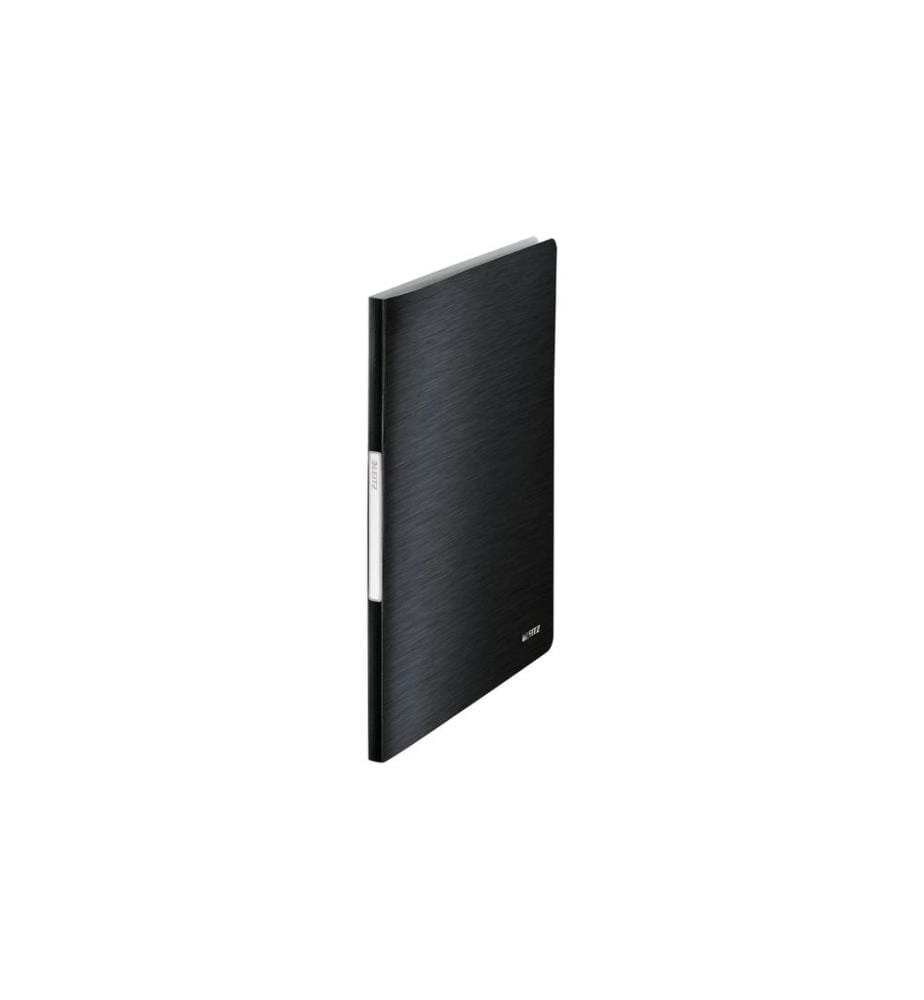 LEITZ - Chemises de présentation Style Noir, avec 40 pochettes transparentes