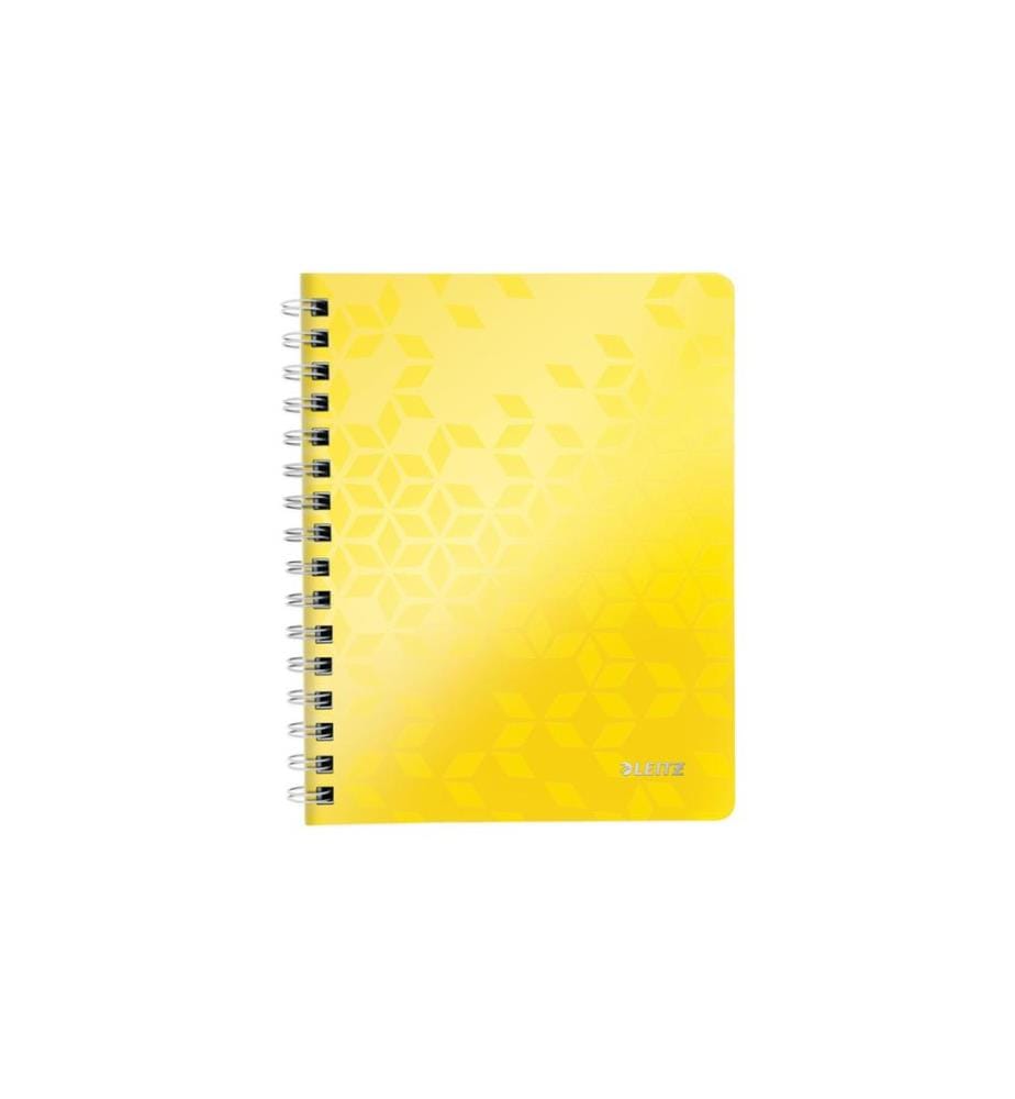 LEITZ - Carnet de notes WOW A5, À lignes, Jaune