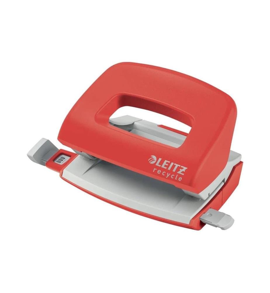 LEITZ - Perforatrice NeXXt Recycle Mini 10 Page(s), Rouge