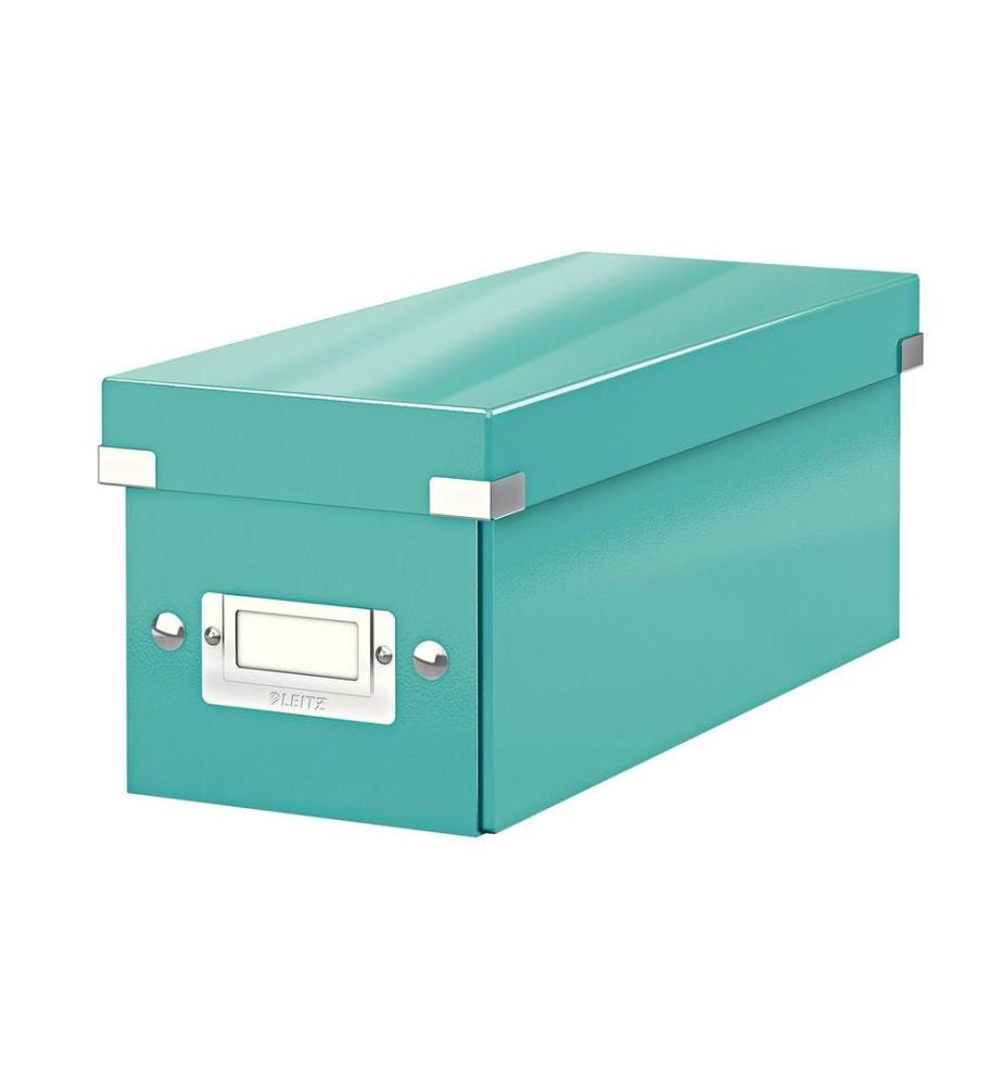 LEITZ - Boîte de rangement 30 pochettes pour CD, bleu