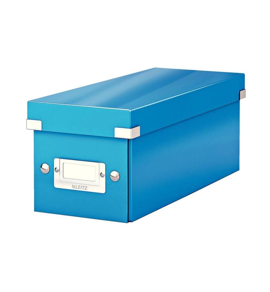 LEITZ - Boîte de rangement CD Click&Store Bleu;