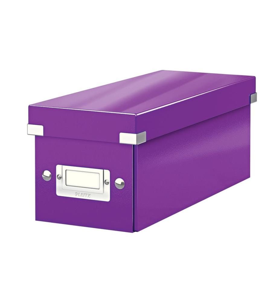 LEITZ - Boîte de rangement CD Click&Store violet;