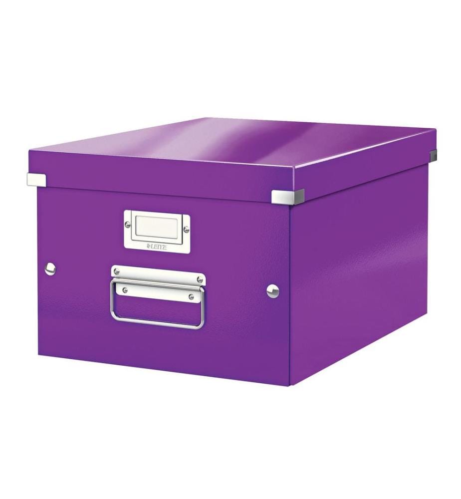 LEITZ - Boîte de rangement Click & Store A4 Violet