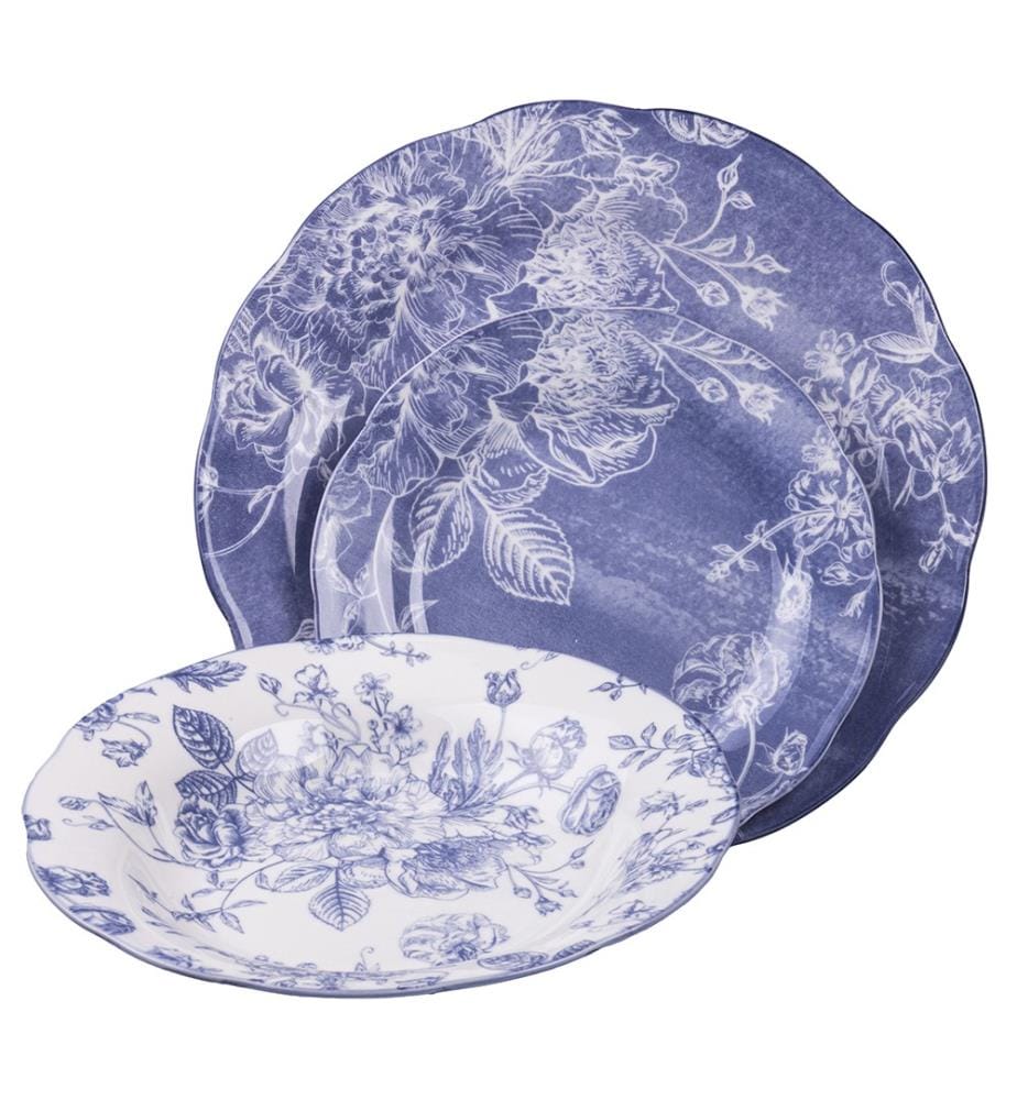 Service de table Fleurette 18 pièces Lilas - Lilas
