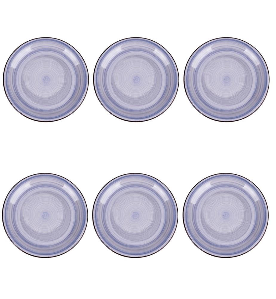 4 Toni Set de 6 pièces Assiette à fruits Indigo - Indigo