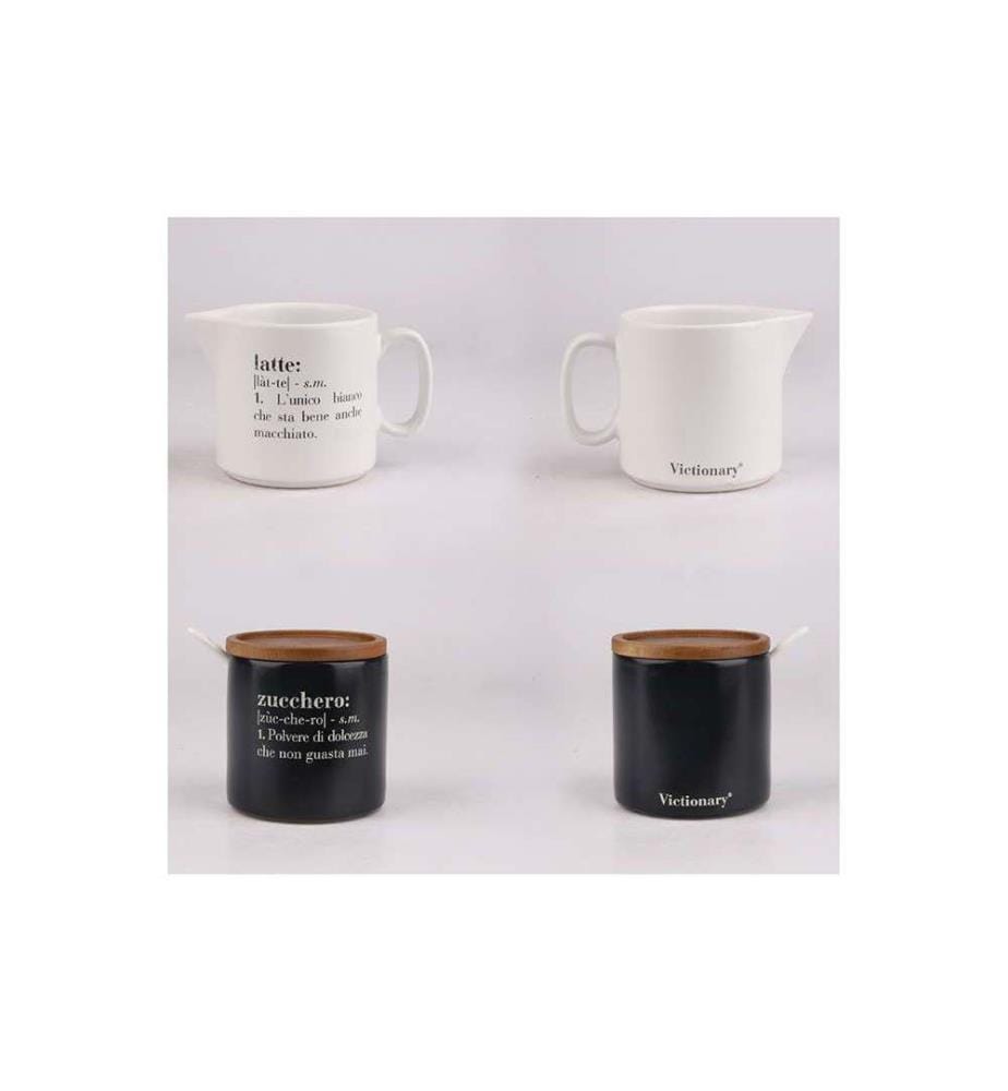 Victionary Set 2 pot à lait et sucrier