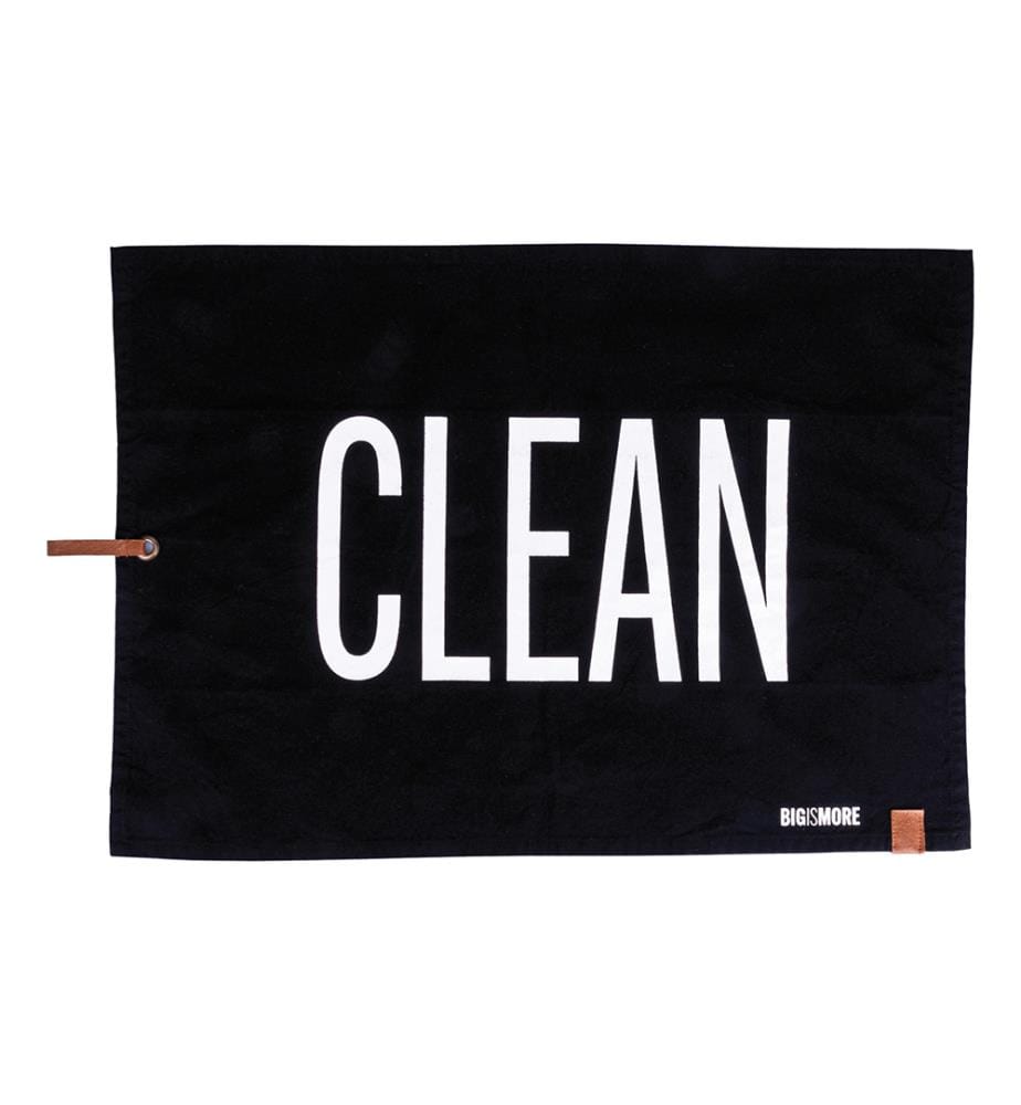 Bigismore Clean Kitchen Tea Towers - Noir et blanc