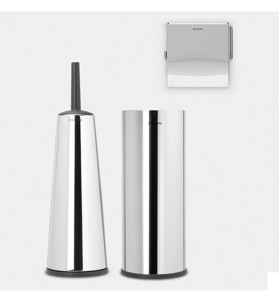 Kit d'articles de Toilettes - Argenté Brillant