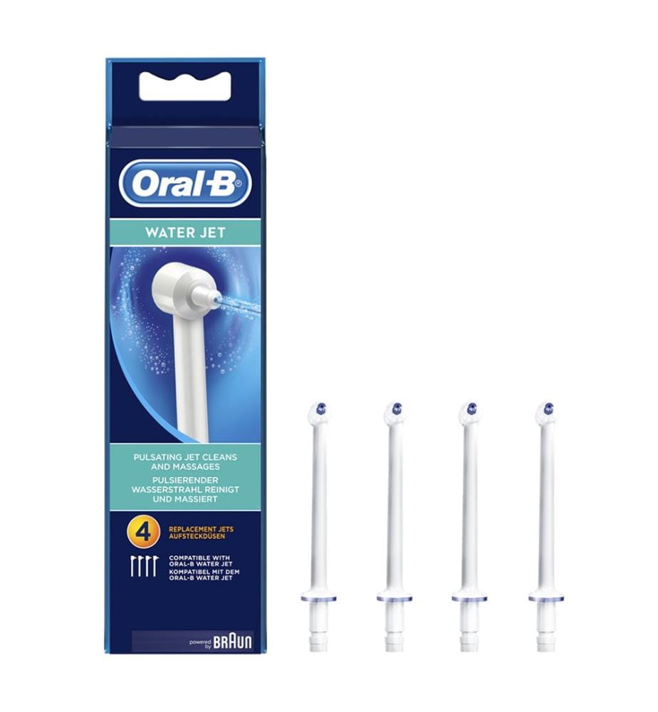 Lot de 4 Têtes de Brosse à Dents Waterjet - White