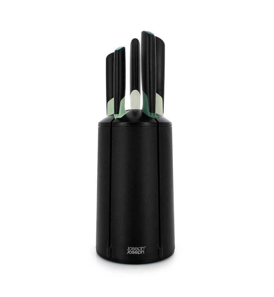 Set de 5 Couteaux Elevate + Bloc à Couteaux
