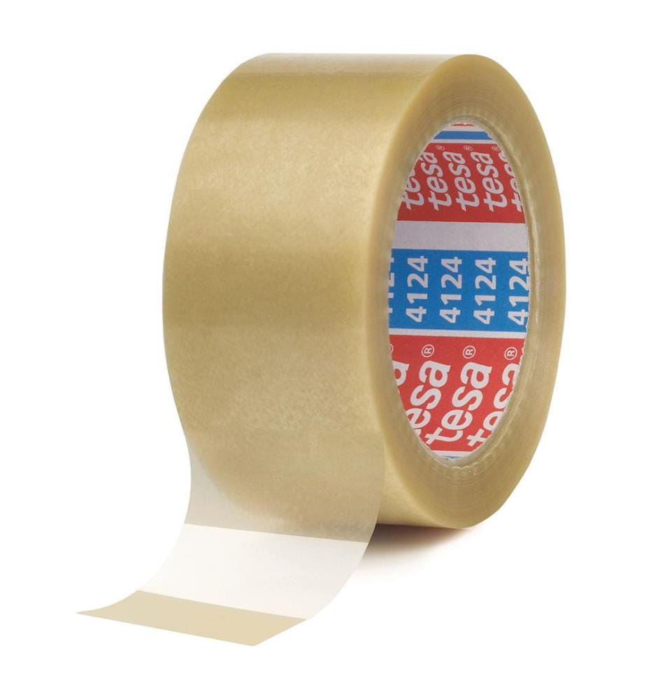 tesa® TESAPACK 4124 PVC, 66 m x 30 mm, transparent