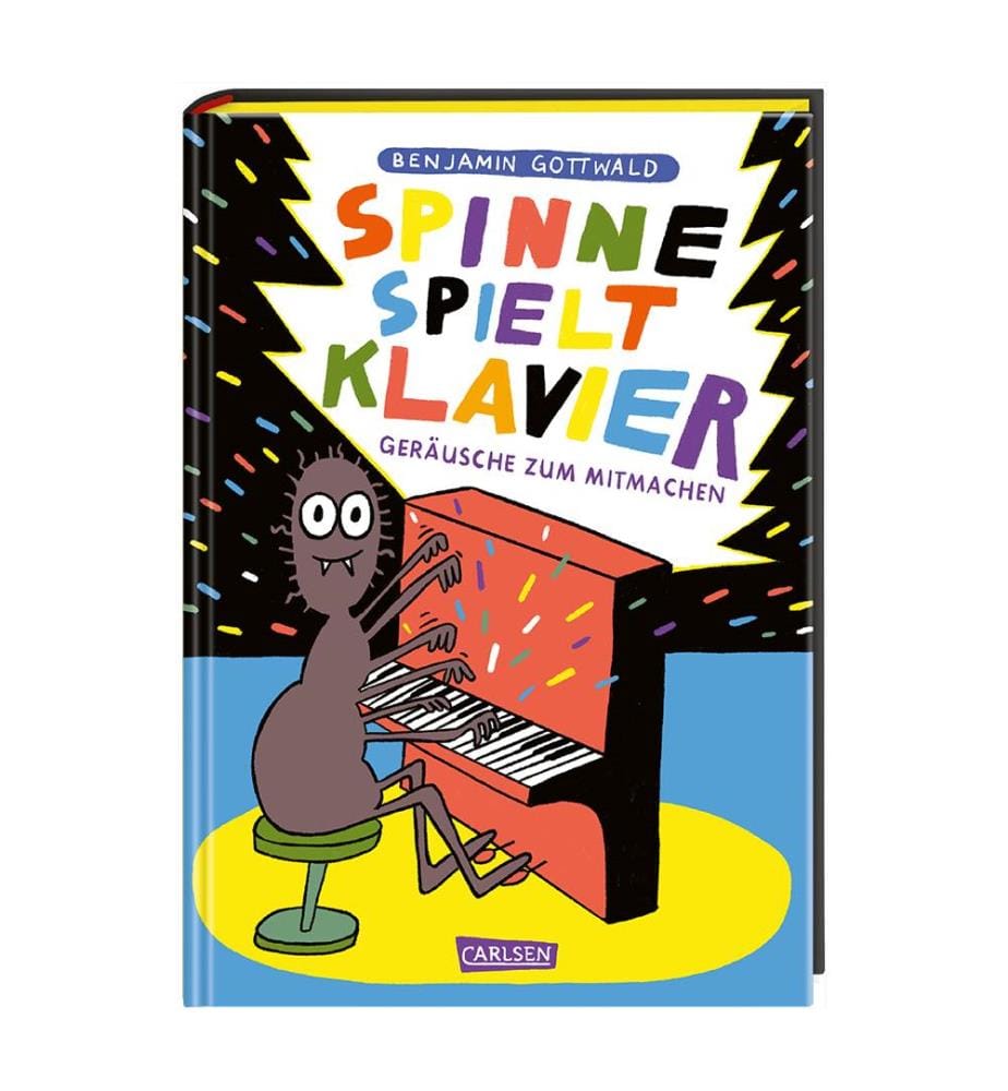 Spinne spielt Klavier