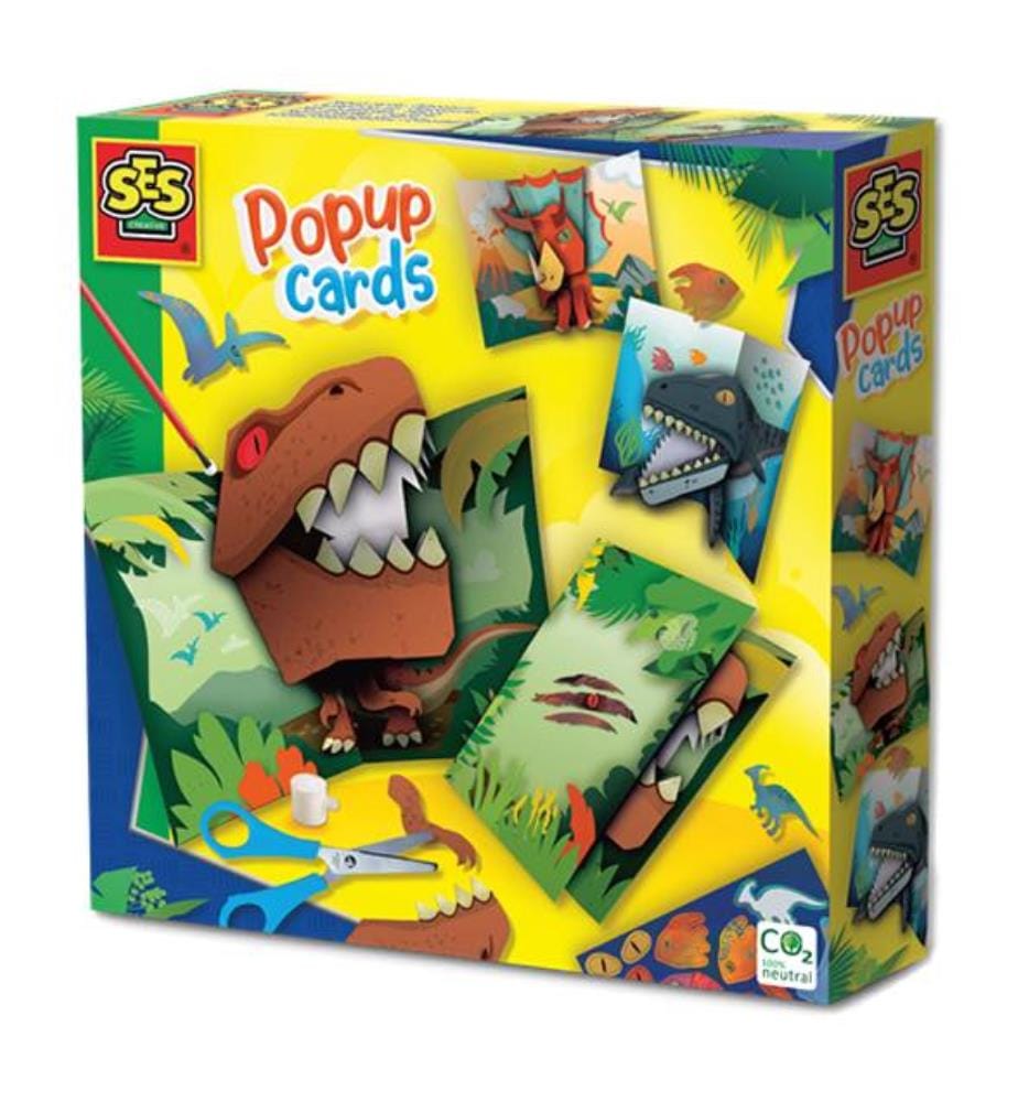 cartes popup 3D Dinosaures