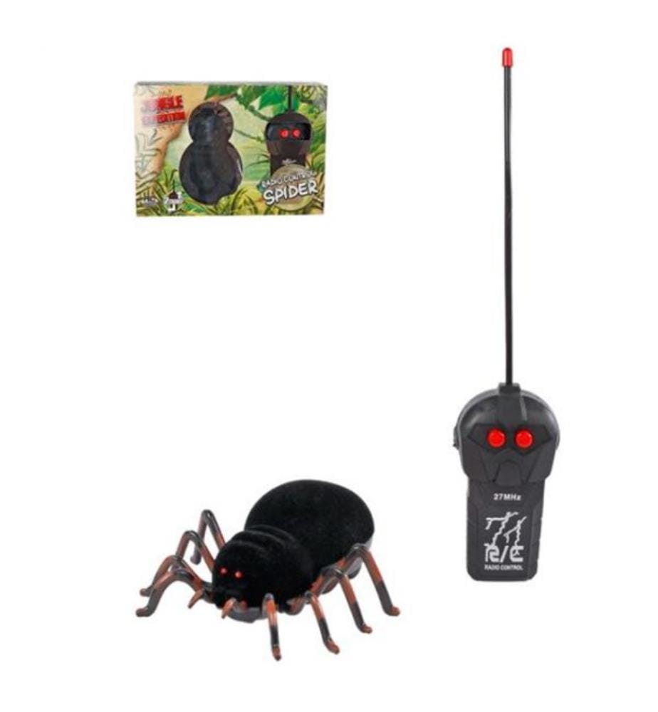 RC araignée 12cm ass., avec télécommande, excl. 2x AA + 3x AAA piles - Coloris Aléatoire