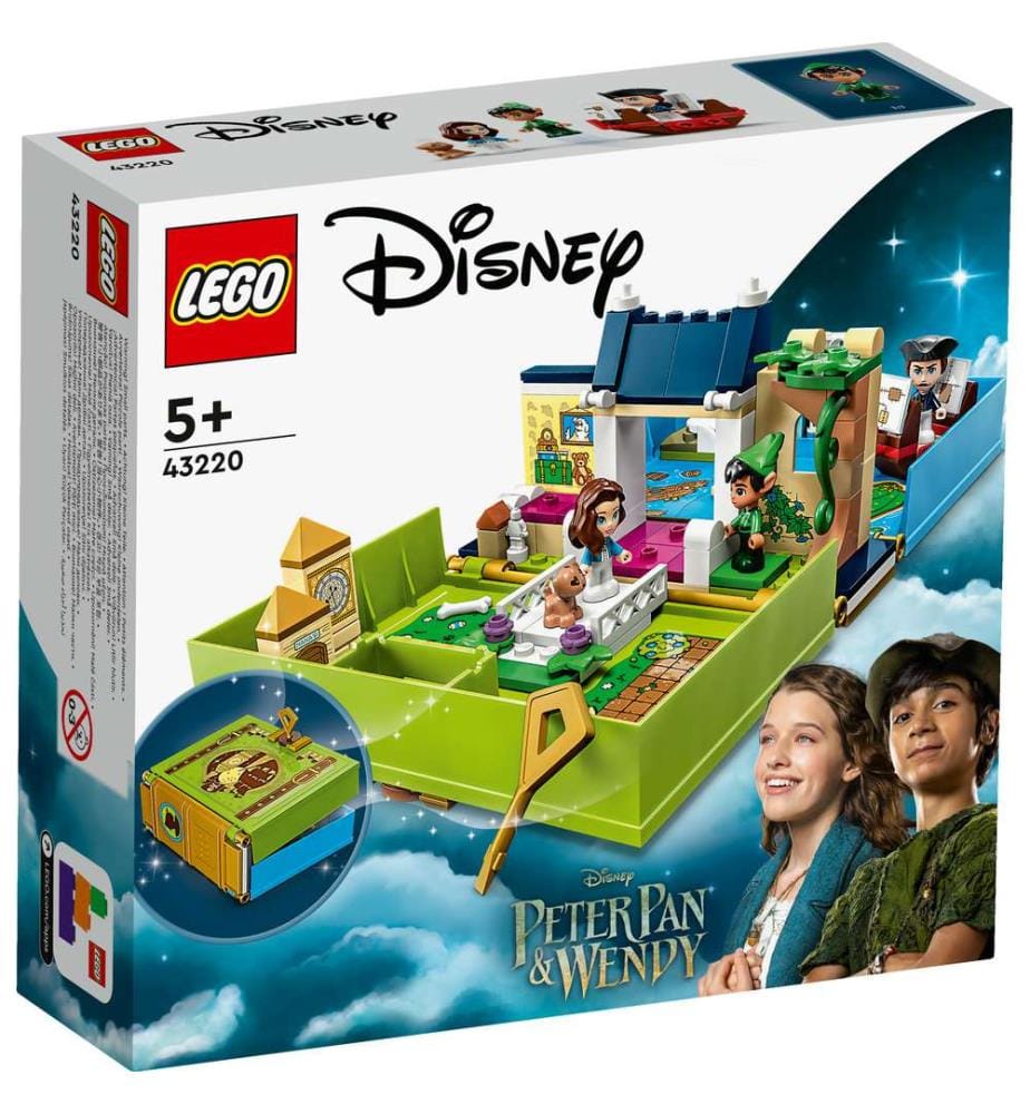 LEGO 43220 - Les aventures de Peter Pan et Wendy dans un livre de contes