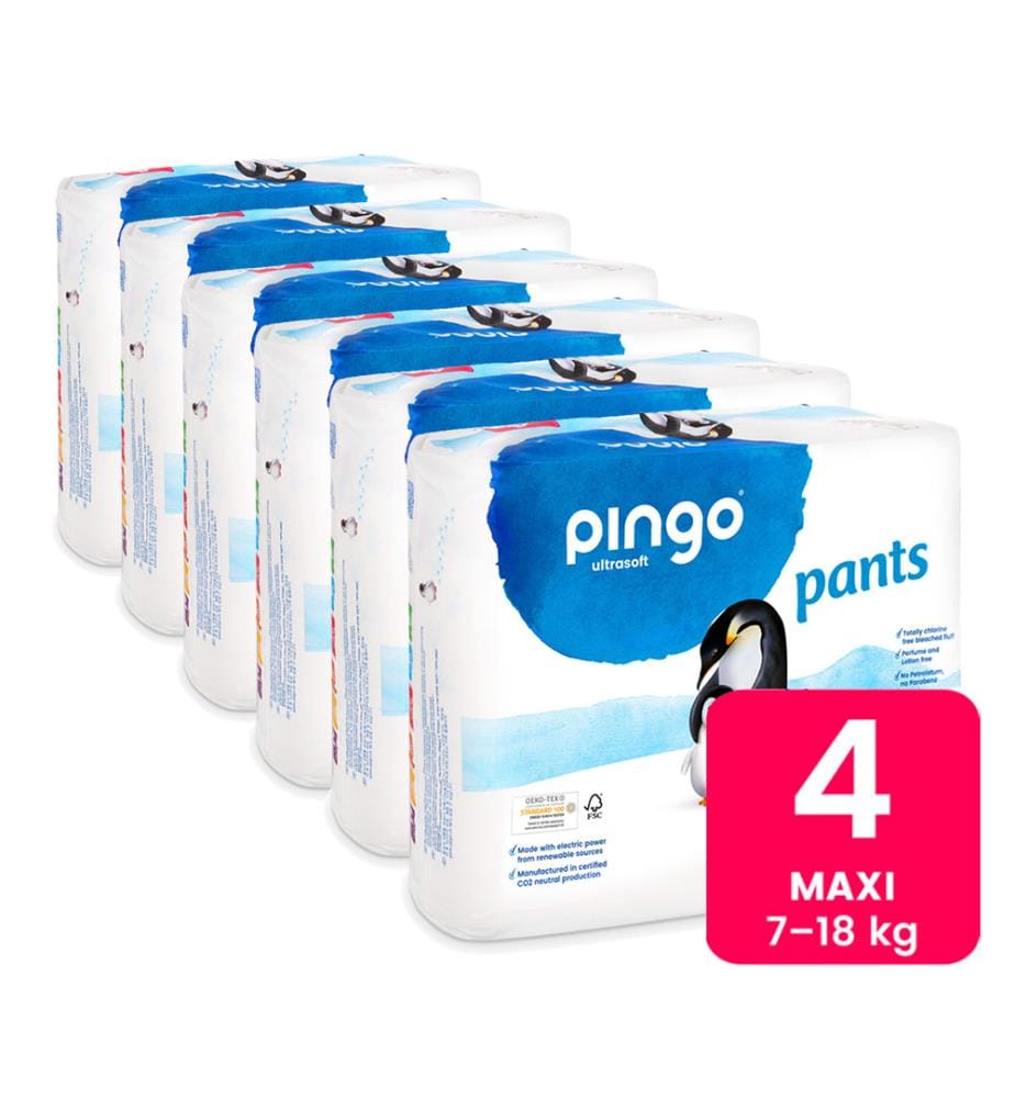 6 Paquets de 30 Culottes d'Apprentissage Taille 4, 7-18 kg - La Couche Suisse Climatiquement Neutre