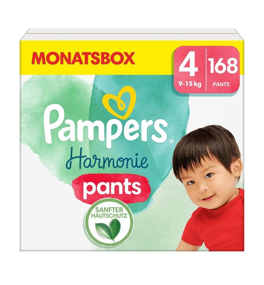 Harmonie - Taille 4 (9-15 kg) - Lot de 168 couches