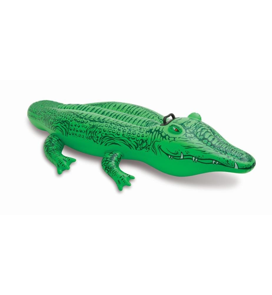 Bouée Crocodile 168 x 86 cm - Vert