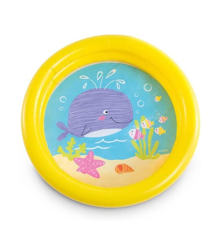 Piscine gonflable Baleine - Jaune