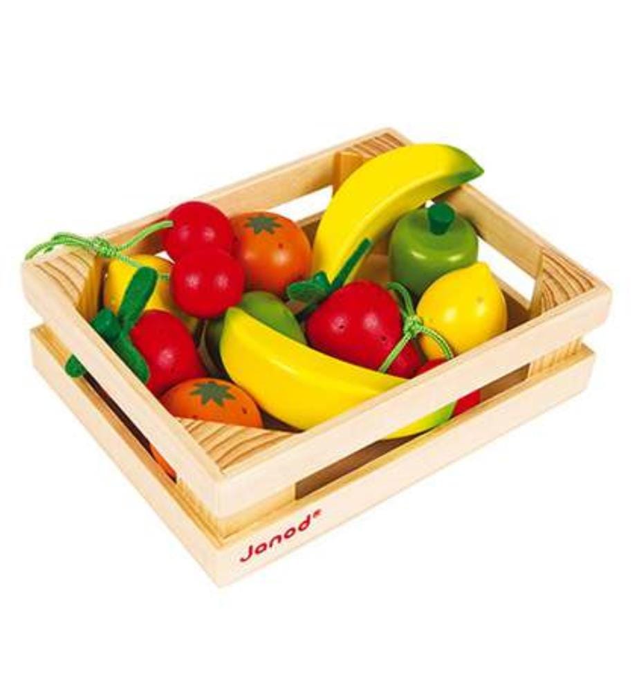 05610 - Cagette Avec Fruits 12Pcs.