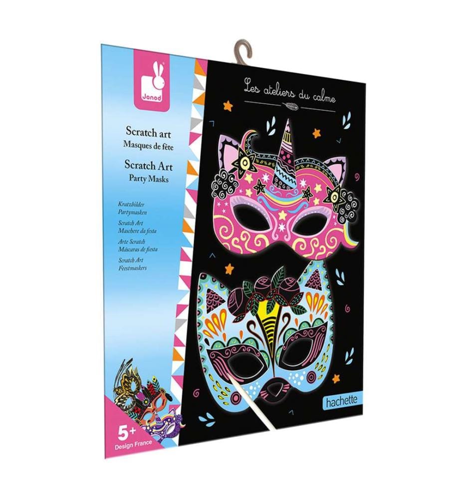 07890 - Scratch Art Masques De Fete