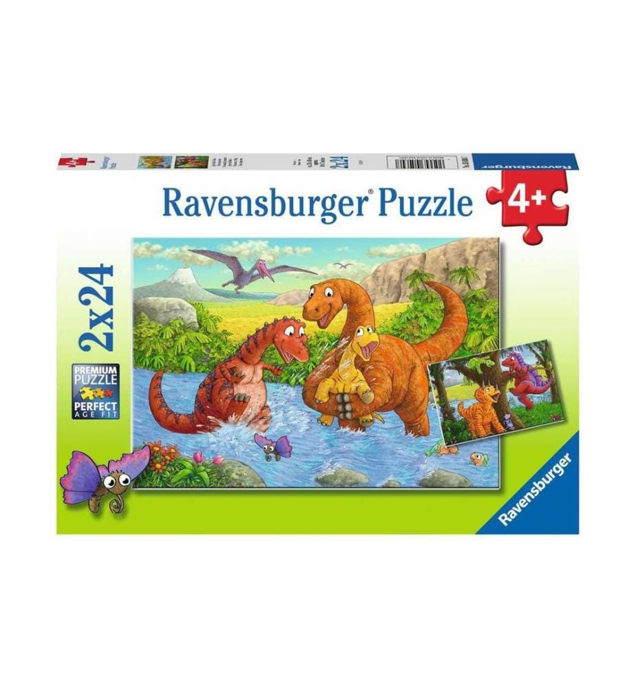 RAVENSBURGER - Puzzle Jouer aux dinos