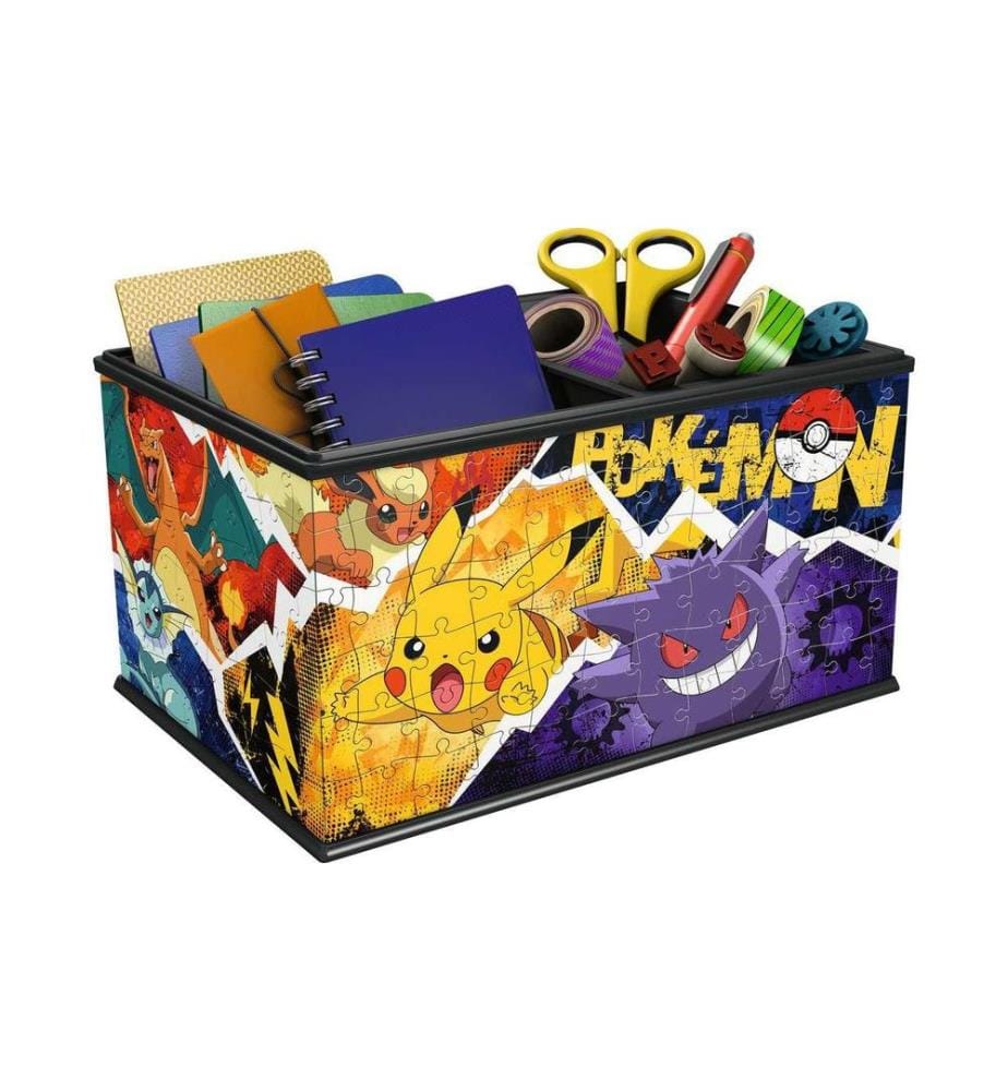 RAVENSBURGER - Puzzle en 3D Boîte de rangement Pokémon