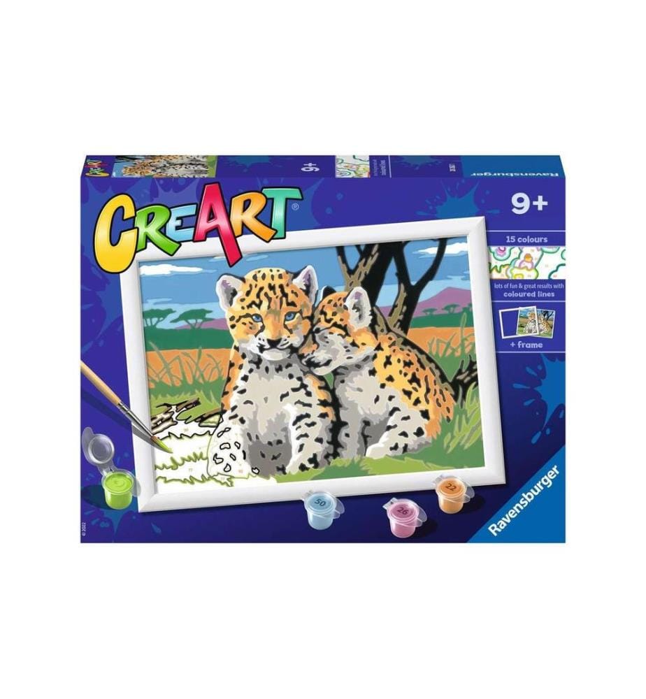 RAVENSBURGER - Peinture avec chiffres CreArt: Safari Friends