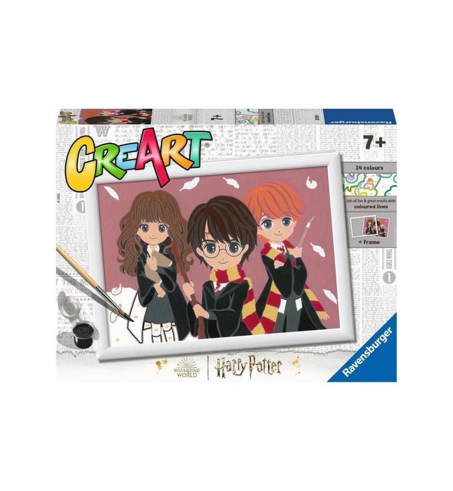 RAVENSBURGER - Peinture avec chiffres CreArt: Le trio magique