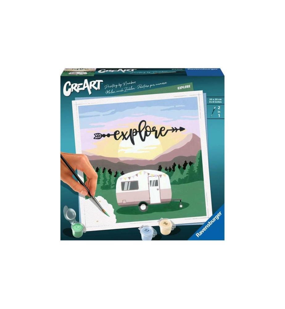 RAVENSBURGER - Peinture avec chiffres CreArt: Explorer