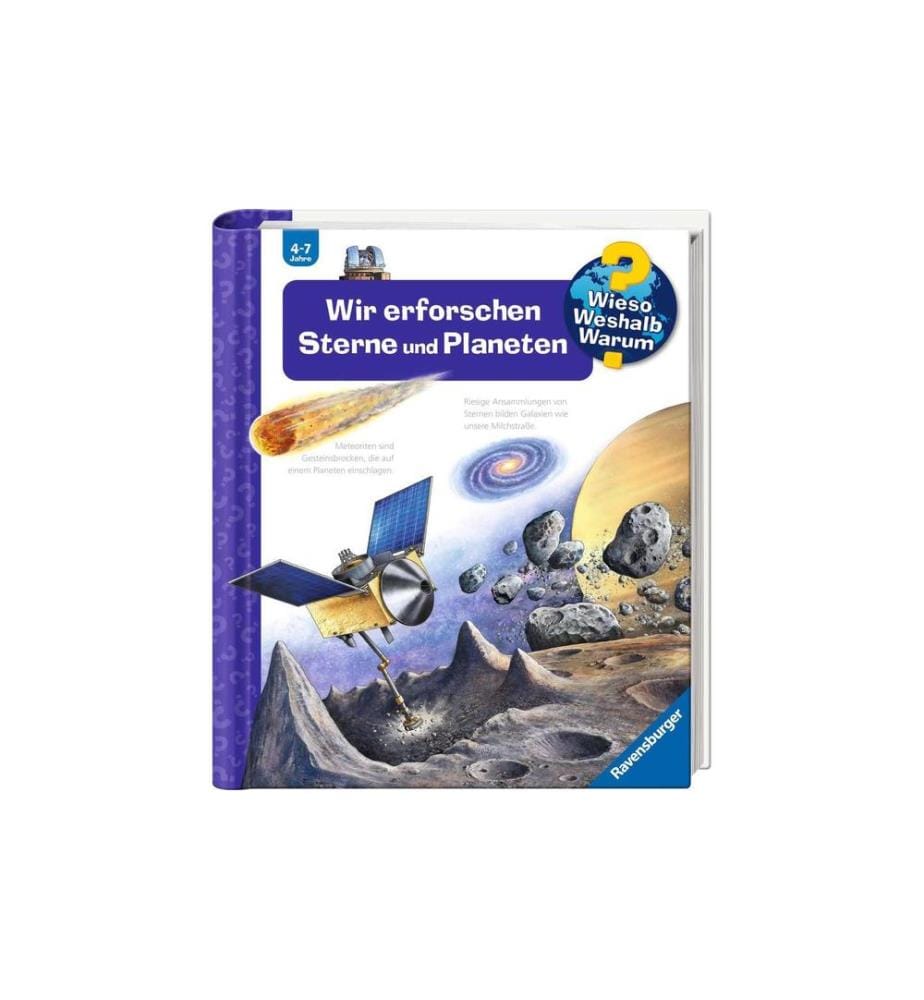 RAVENSBURGER - Livres pratiques pour enfants WWW Wir erforschen Sterne und Planeten