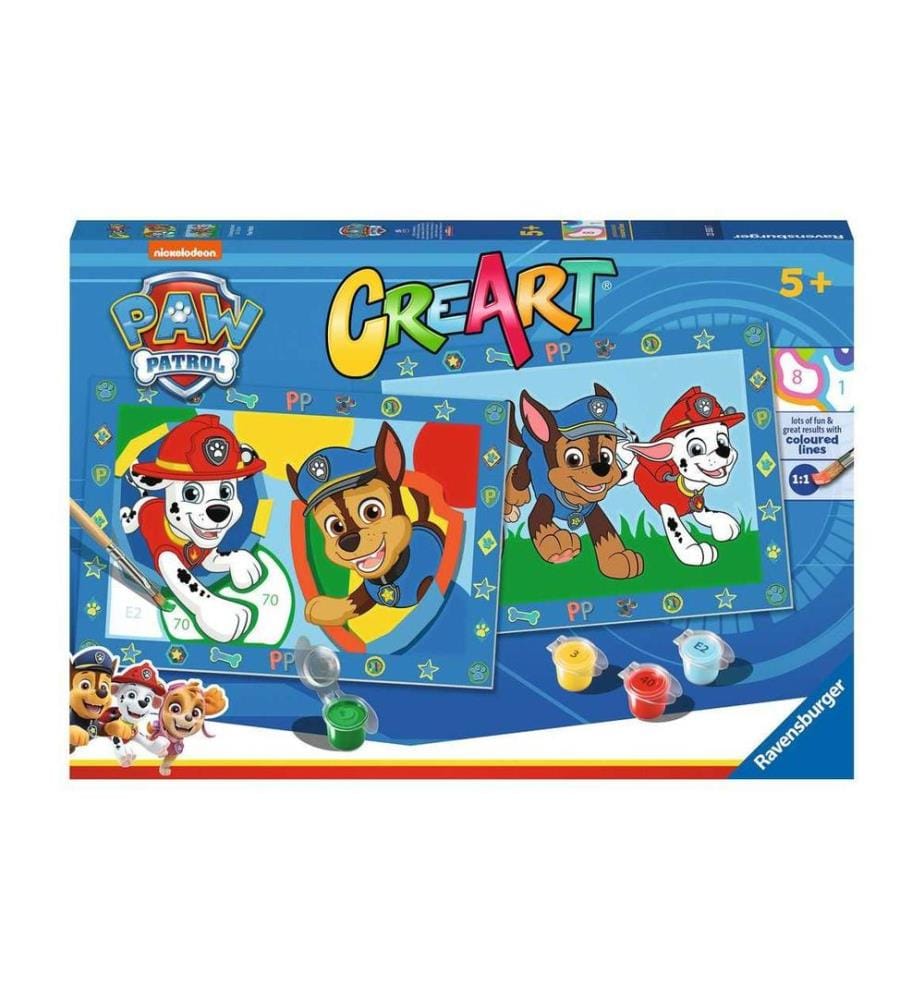 RAVENSBURGER - Kits de peinture La pat patrouille