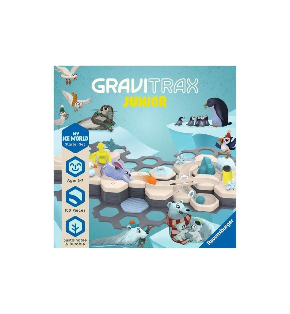RAVENSBURGER - Circuit de billes GraviTrax Junior Starter-Set L Ice