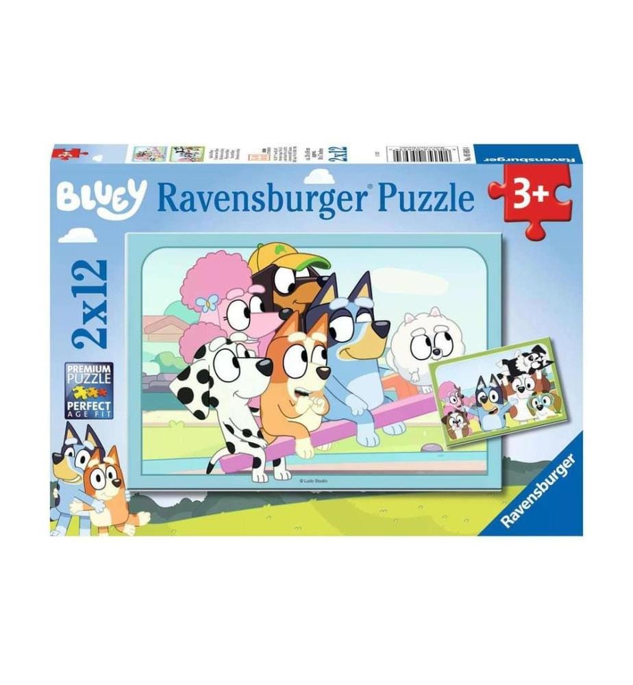 RAVENSBURGER - Puzzle S'amuser avec Bluey
