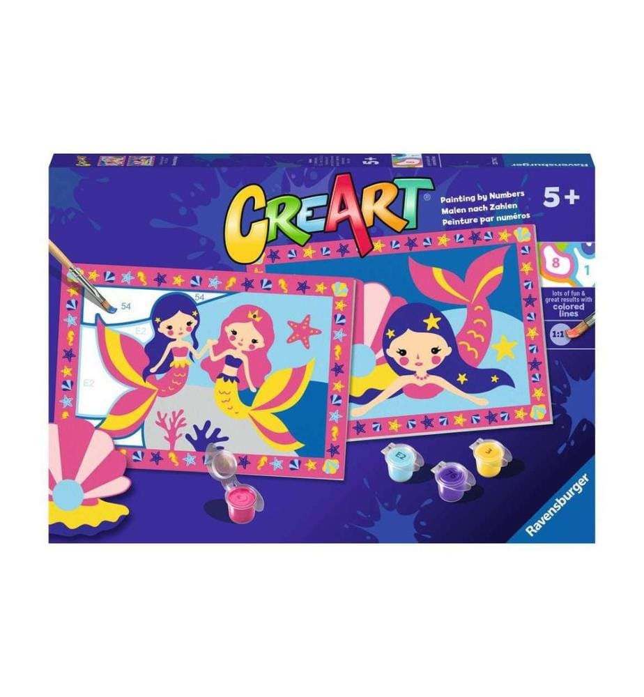 RAVENSBURGER - Peinture avec chiffres CreArt: Mermaid Magic