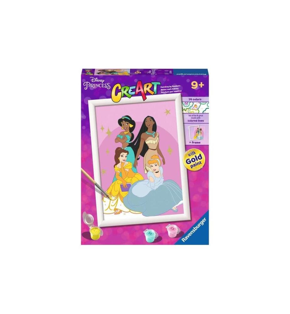 RAVENSBURGER - Peinture avec chiffres CreArt: Disney Princess