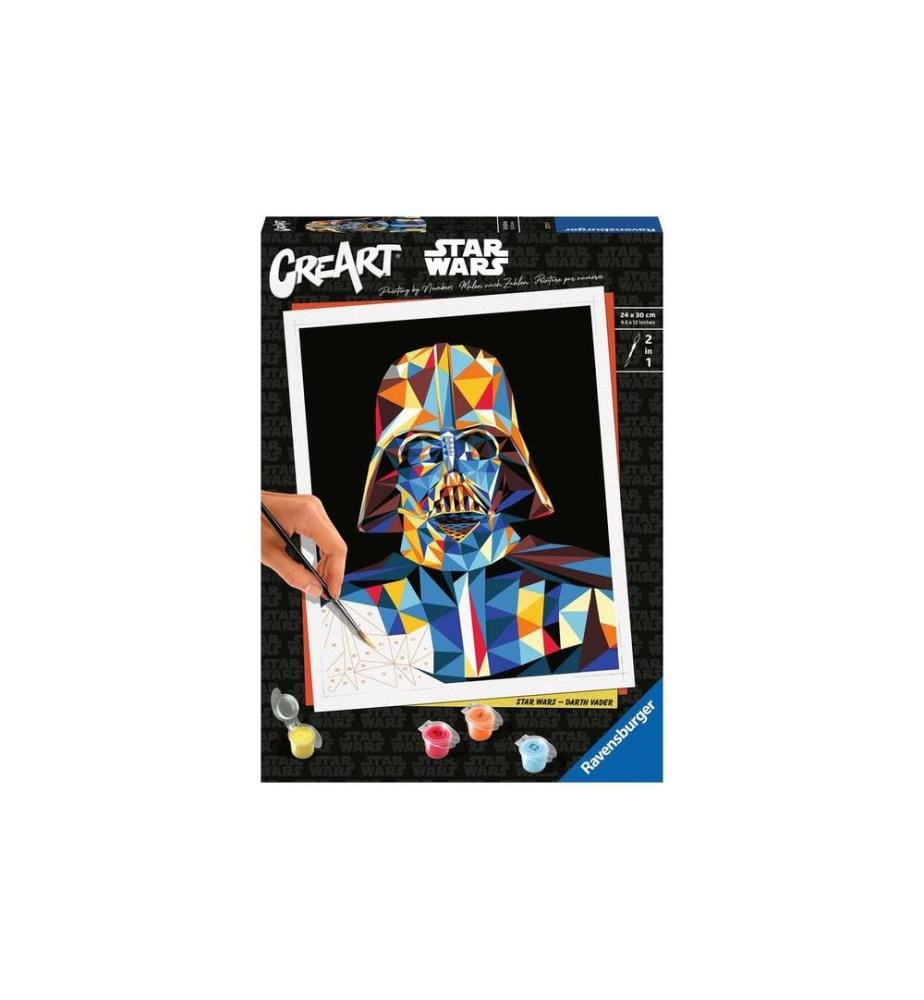 RAVENSBURGER - Peinture avec chiffres CreArt: Star Wars – Darth Vader