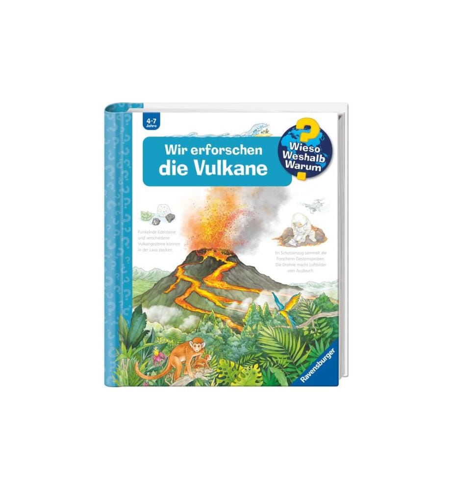 RAVENSBURGER - Livres pratiques pour enfants WWW Wir erforschen die Vulkane