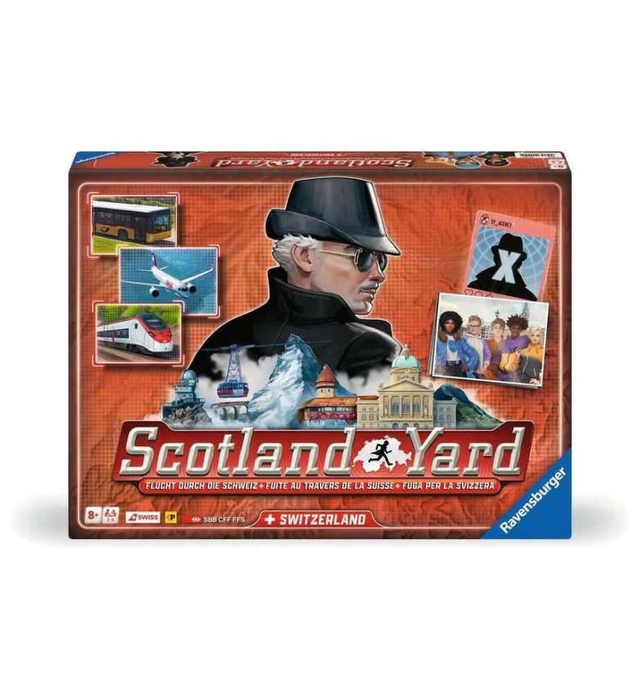 RAVENSBURGER - Jeux pour la famille Scotland Yard Switzerland DE/FR/IT/EN
