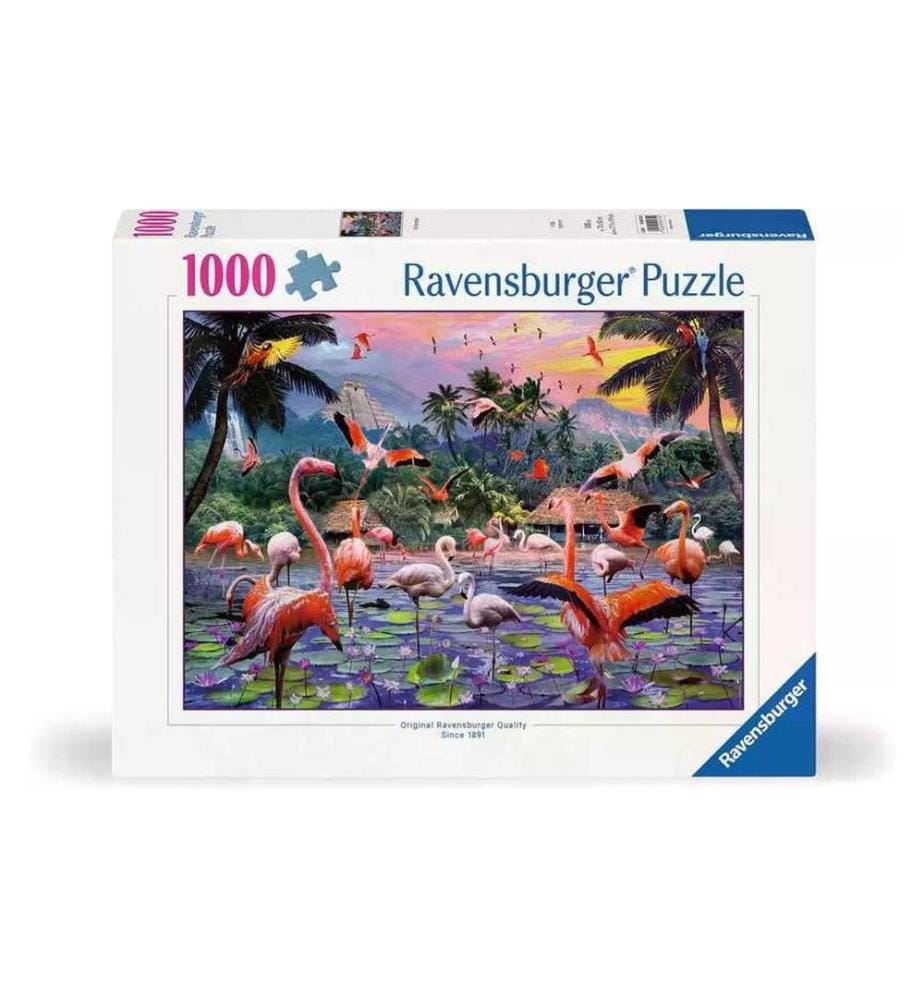 RAVENSBURGER - Puzzle Flamants roses