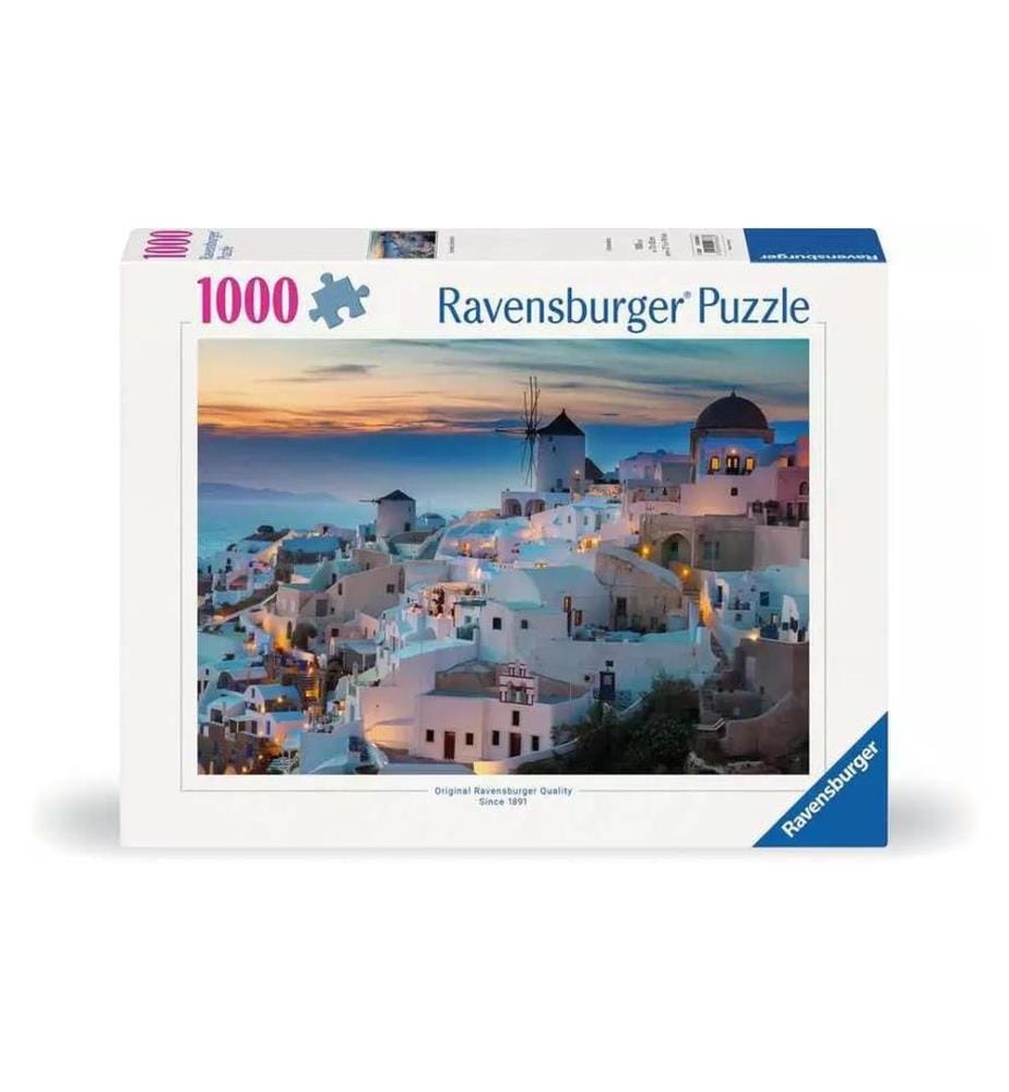 RAVENSBURGER - Puzzle Soirée sur Santorin
