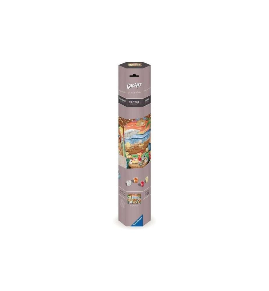 RAVENSBURGER - Peinture avec chiffres CreArt – Cozy Cabana