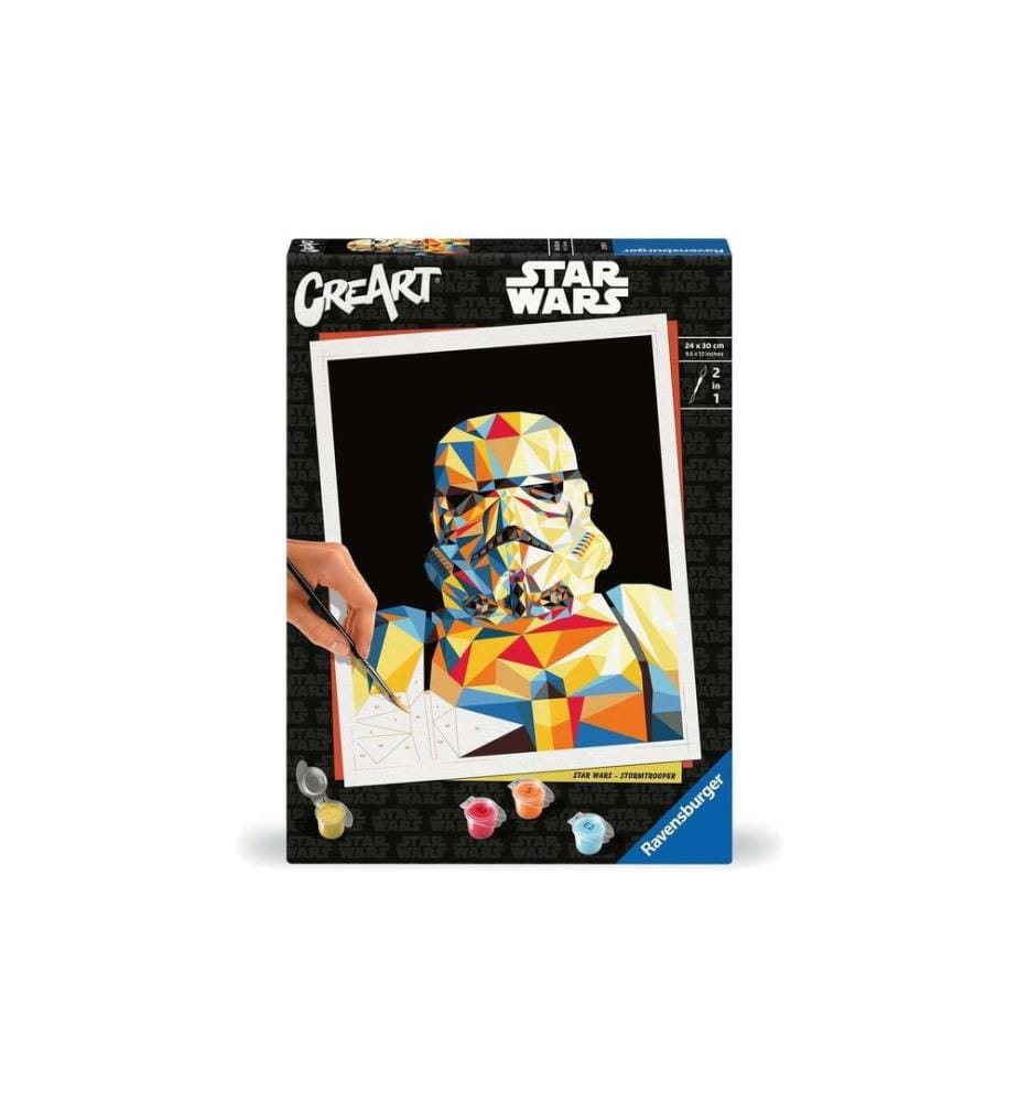 RAVENSBURGER - Peinture avec chiffres CreArt – Star Wars – Stormtrooper