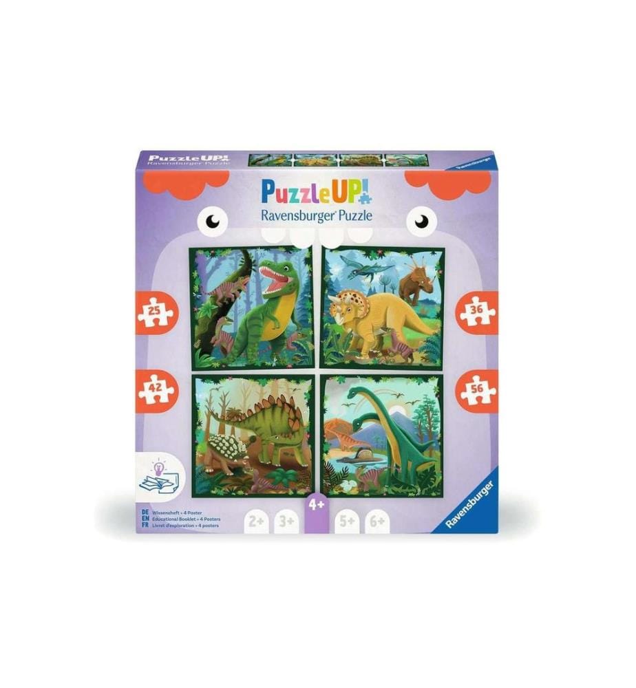 RAVENSBURGER - Puzzle Puzzle Up! Dinosaures