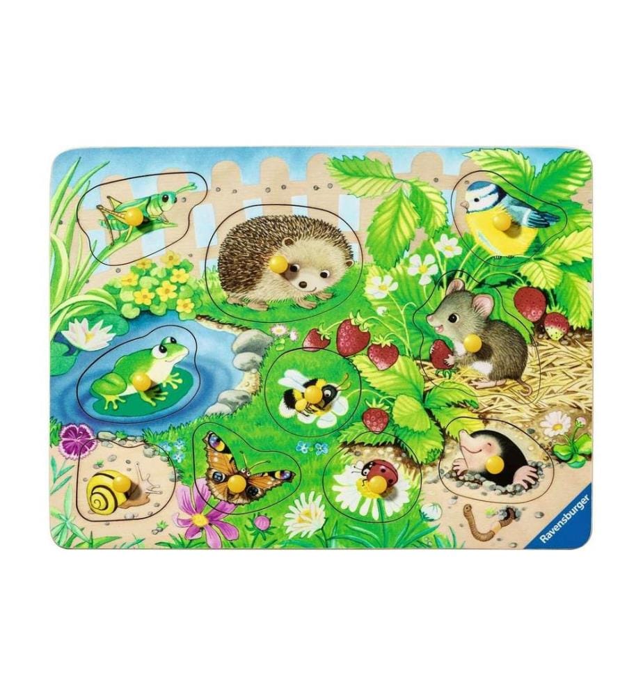 RAVENSBURGER - Puzzle pour jeunes enfants Mes amis du jardin