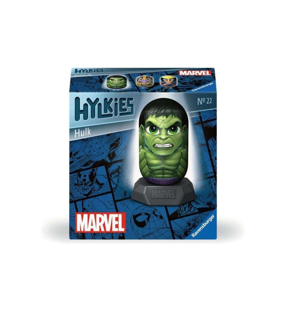 RAVENSBURGER - Puzzle en 3D Hylkies – Marvel Hulk