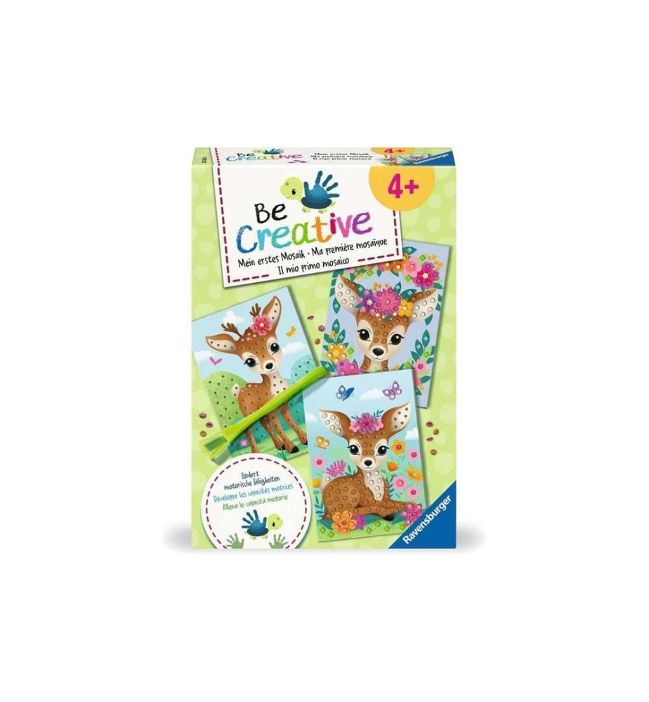 RAVENSBURGER - Kits de bricolage BeCreative – Ma mosaïque Bambi