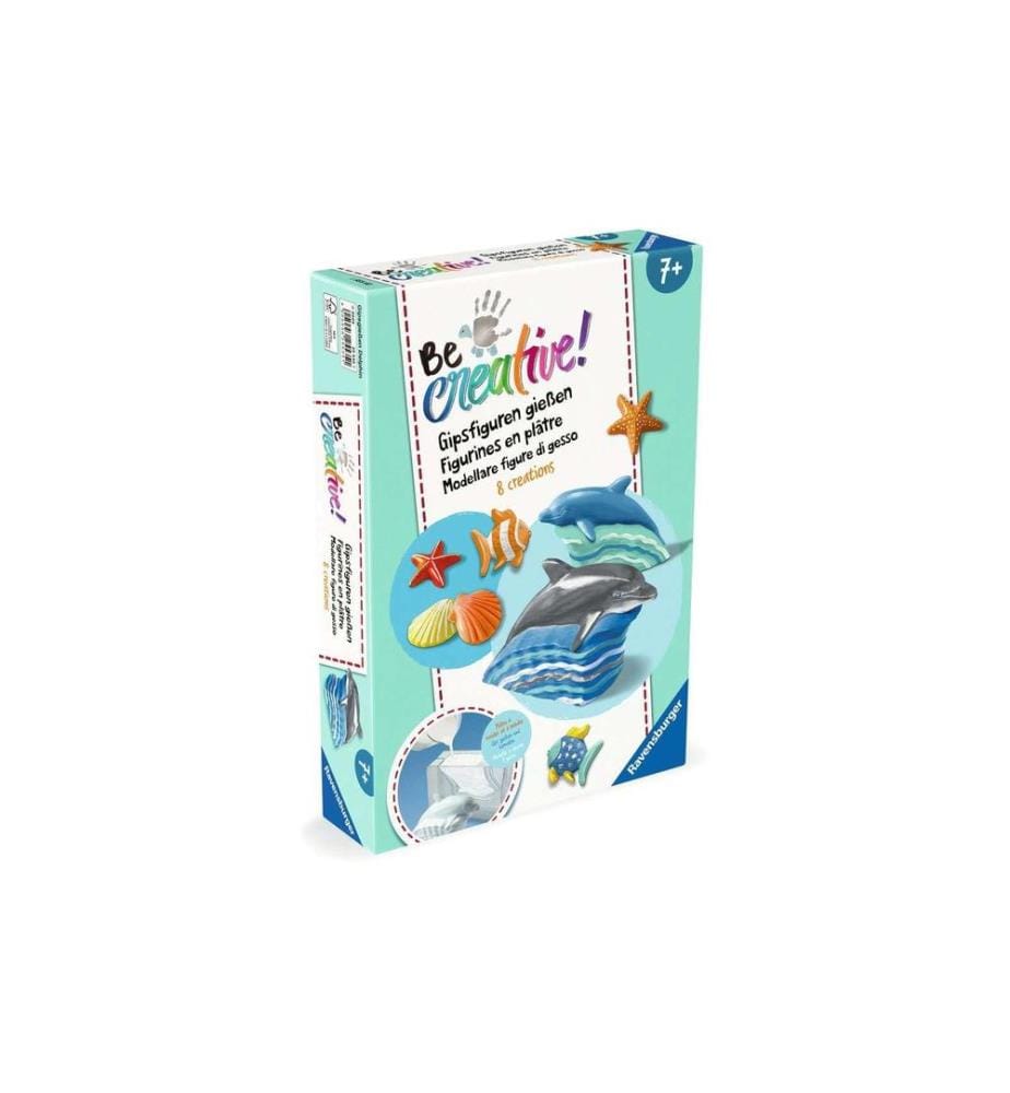 RAVENSBURGER - Kits de bricolage BeCreative – plaster Dolphin