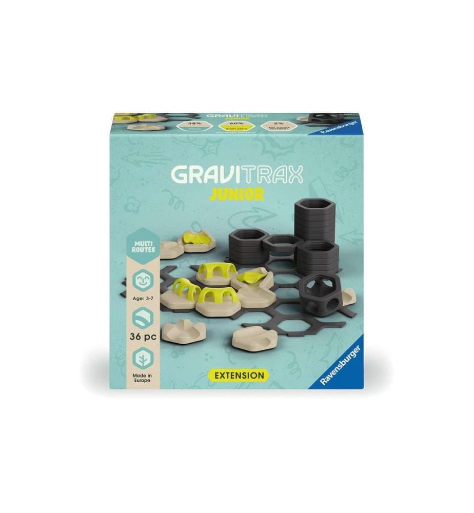 RAVENSBURGER - Circuit de billes GraviTrax Junior Extension Multi Routes