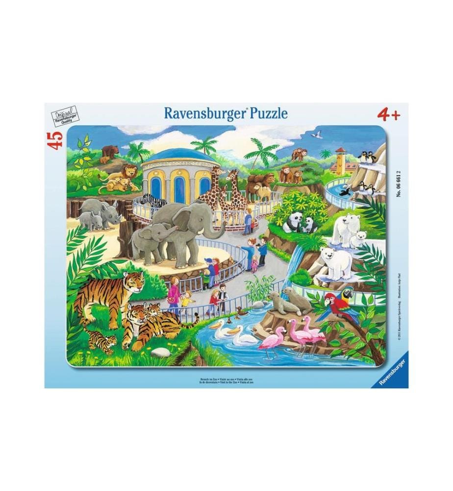 RAVENSBURGER - Puzzle Visite du zoo